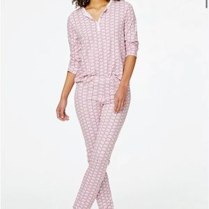 SOLD  - Roller Rabbit Pink Hathi Elephant Print Pajamas - size XS